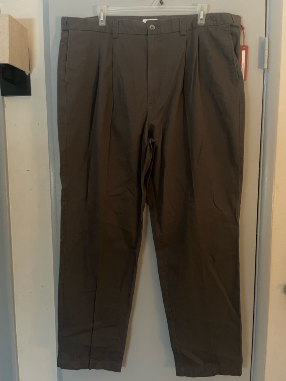 Harbor Bay Men's Pleated Dress Pants - Charcoal